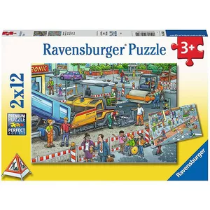 Puzzle Strassen-Baustelle (2x12)