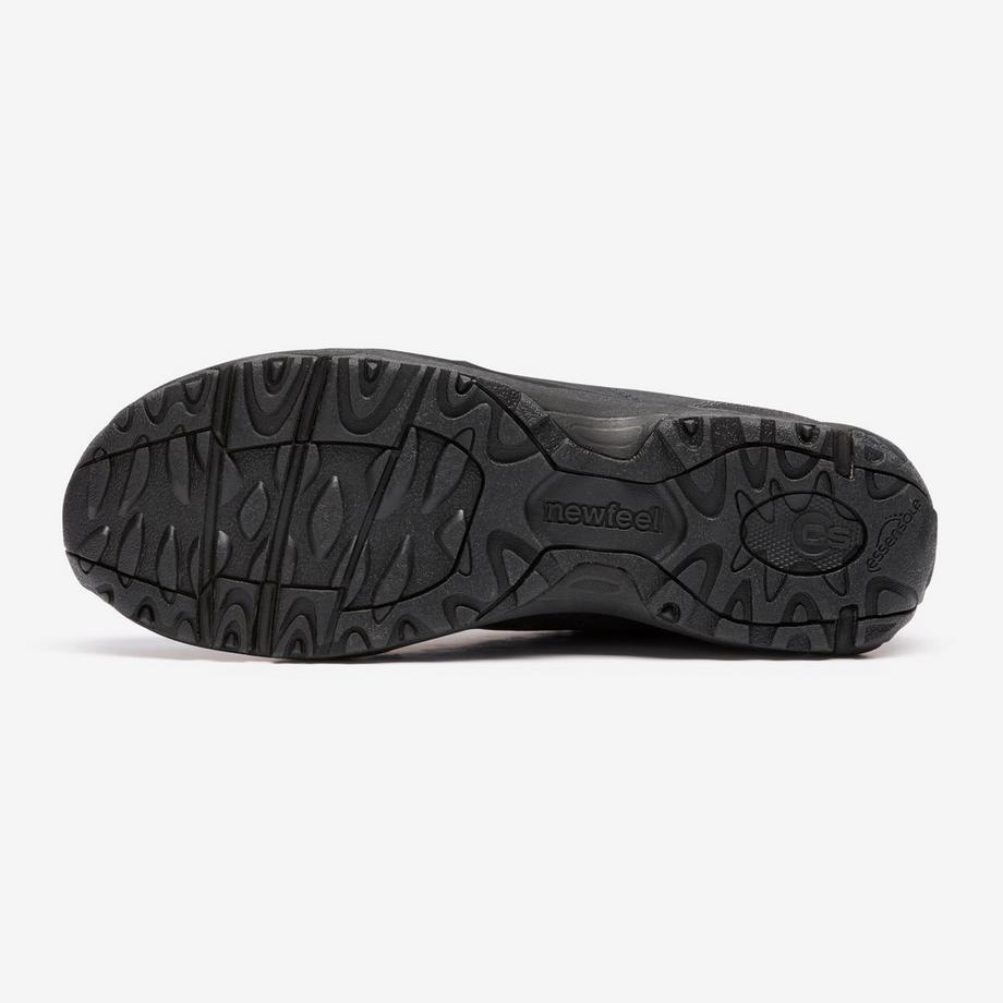 DECATHLON Nakuru Chaussures de Marche Confort en Cuir Marron  