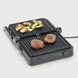 SEVERIN SEVINI Lite KG  Kontaktgrill Schwarz/Silber  