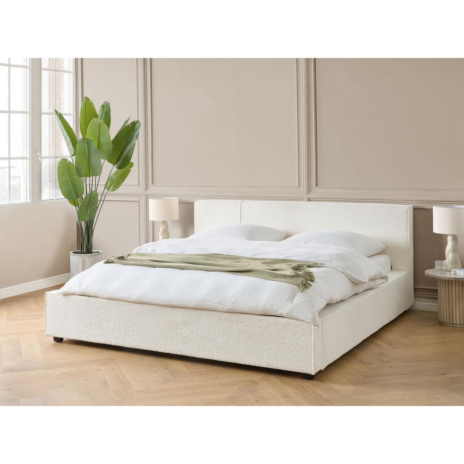 Beliani Letto en Bouclé  MIRANDE  