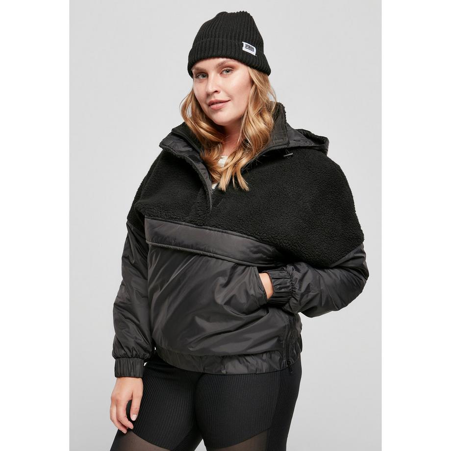 URBAN CLASSICS Sherpa Mix Pull-Over Polaire Grandes Tailles  