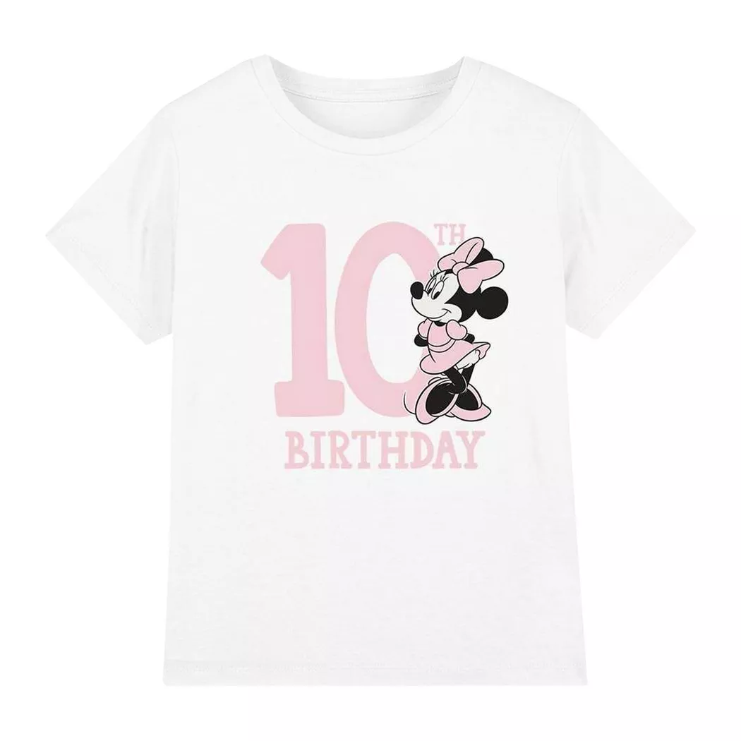 Disney - TShirt 10. Geburtstag, 104, Weiss