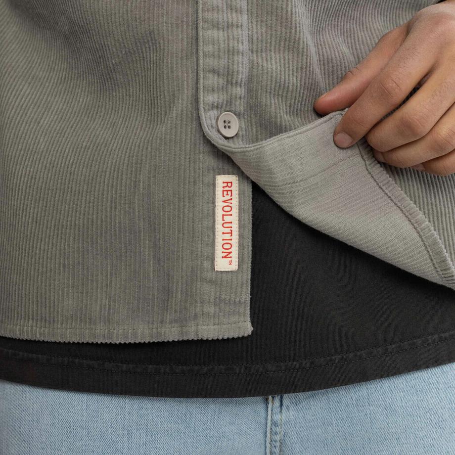 Revolution Camicia Utility in Velluto a Coste  