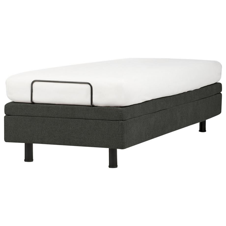 Beliani Lit réglable sans tête de lit en Tissu  CASTELLAN  