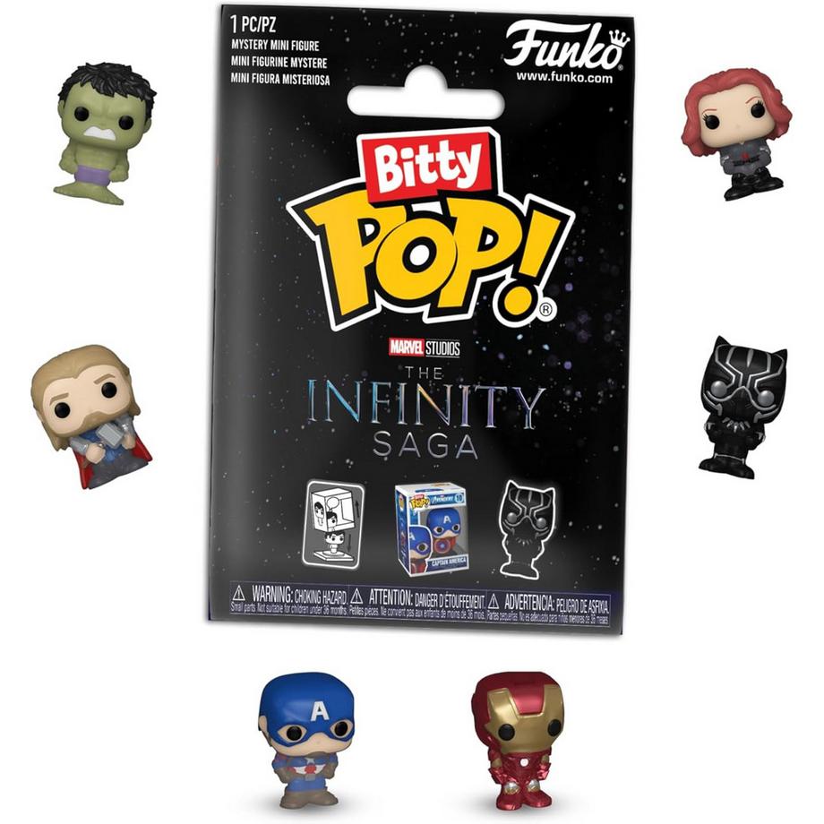 Funko  Marvel Mystery Bitty POP! Vinyl FigurThe Infinity Saga Mystery Pack Random 