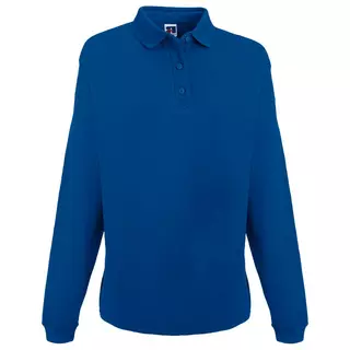 Russell Europe Sweatshirt avec col et boutons  Bleu Royal