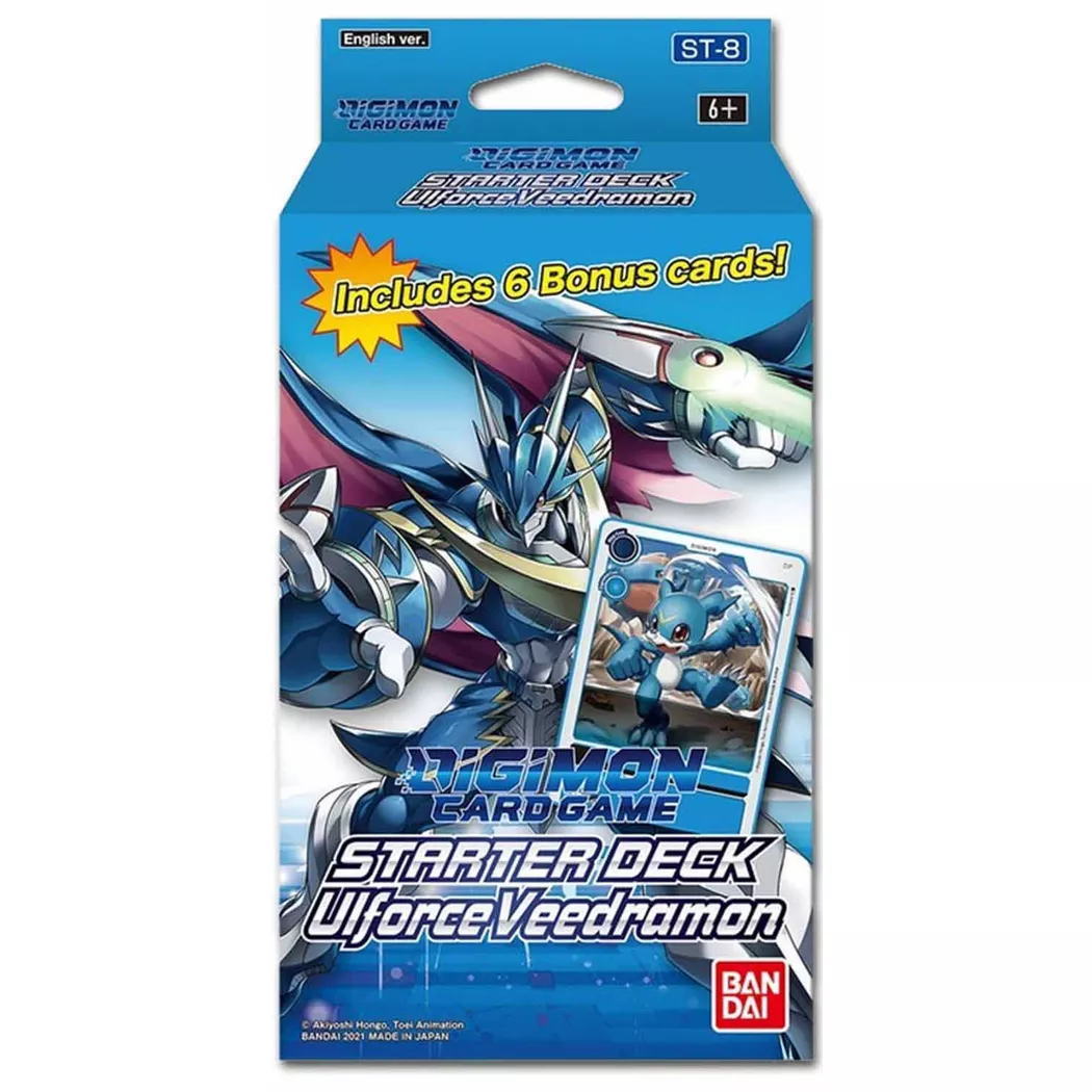 Bandai - Starter Deck UlforceVeedramon ST-8 Digimon Card Game EN, Multicolor