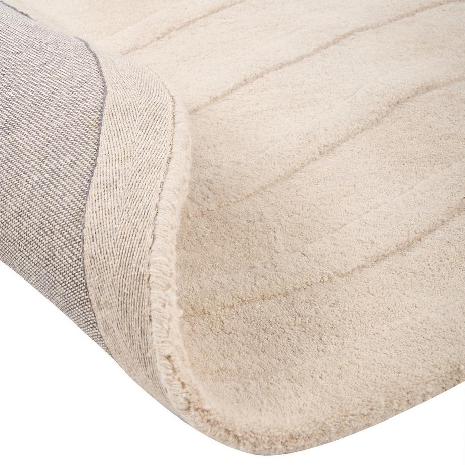 Beliani Tapis en Laine Minimaliste SATNA  