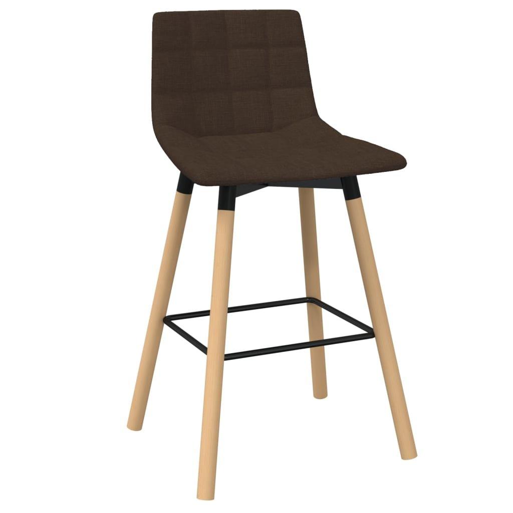 VidaXL Tabouret de bar tissu  