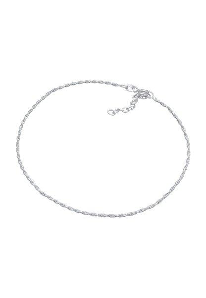 Elli  Fußschmuck Kordelkette Gedreht Basic Zeitlos 