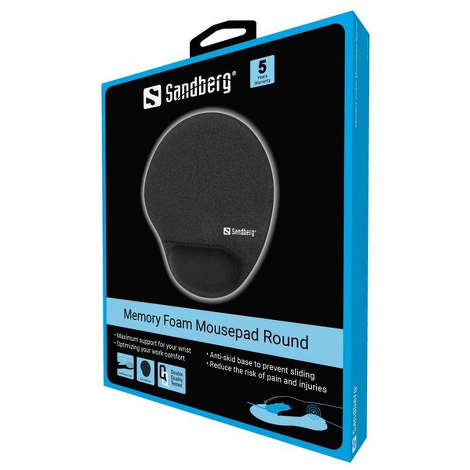 Sandberg  Sandberg Memory Foam Mousepad Round 