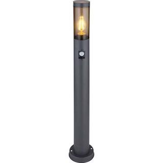 mutoni Lampe d'extérieur Boston inox anthracite 13x13x80  