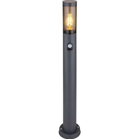 mutoni Lampe d'extérieur Boston inox anthracite 13x13x80  