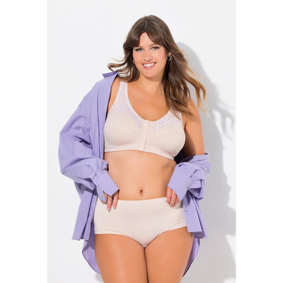 Ulla Popken Slips Hipster Dentelle Lot de 3  