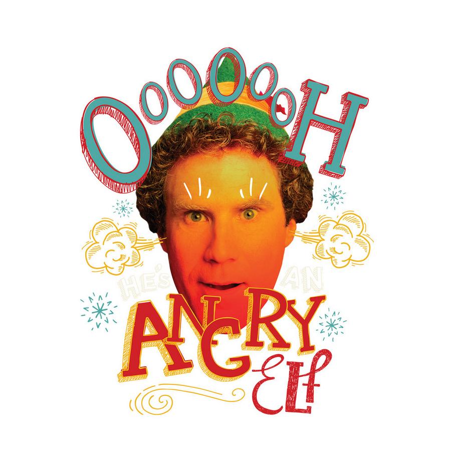 Elf Angry Felpa Girocollo  