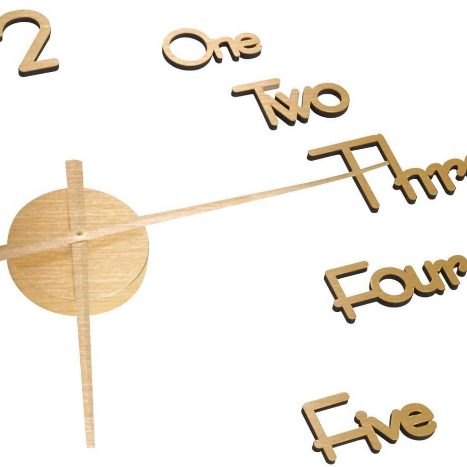 VidaXL Horloge murale 3d acrylique  