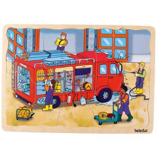 Beleduc  Puzzle Feuerwehr (58Teile) 