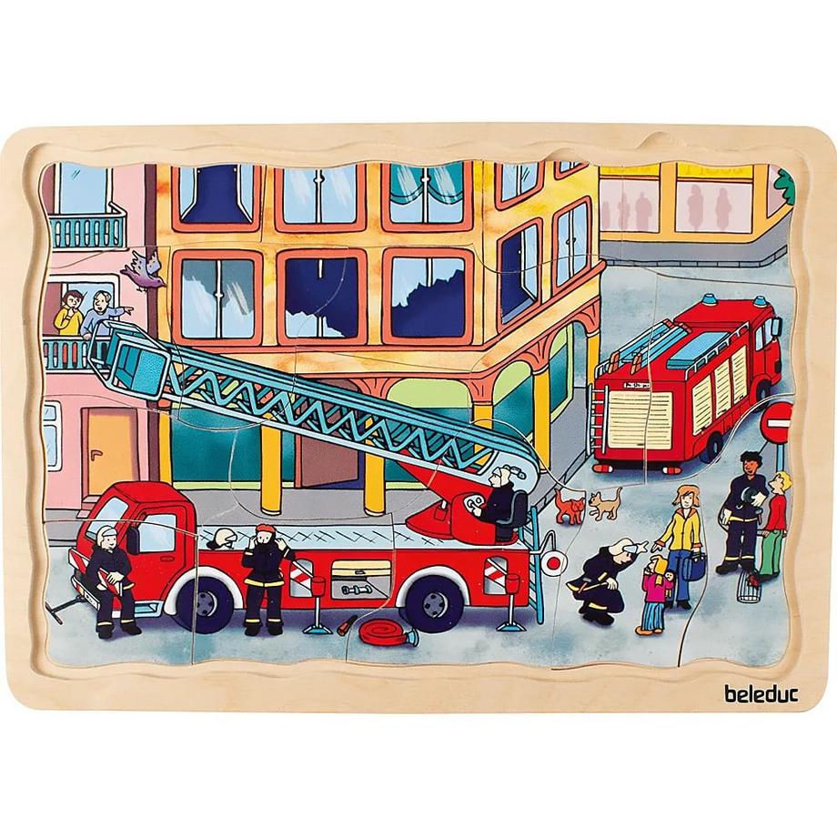 Beleduc  Puzzle Feuerwehr (58Teile) 