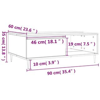 VidaXL Couchtisch holzwerkstoff  