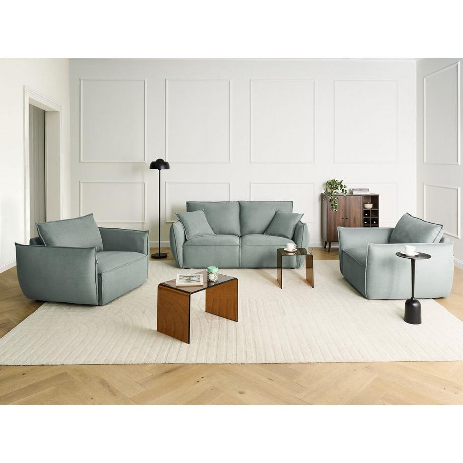 Beliani Ensemble de salon en Tissu  KUNES  