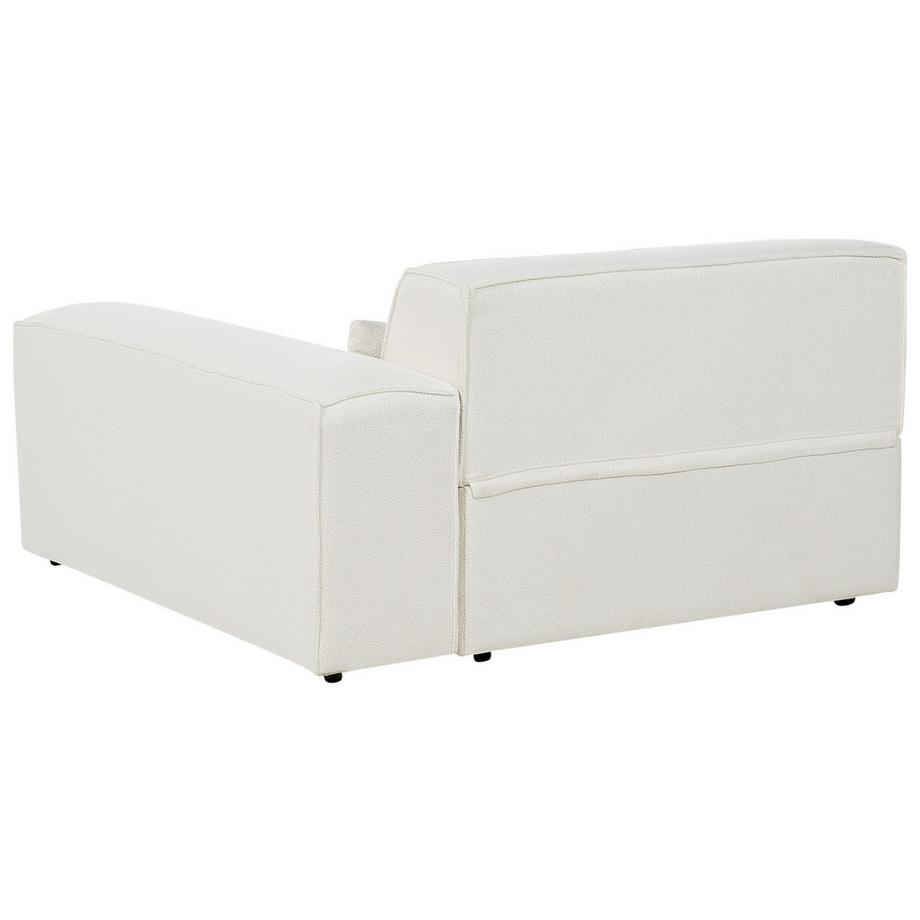Beliani Linksseitige Chaiselongue aus Bouclé  HELLNAR  