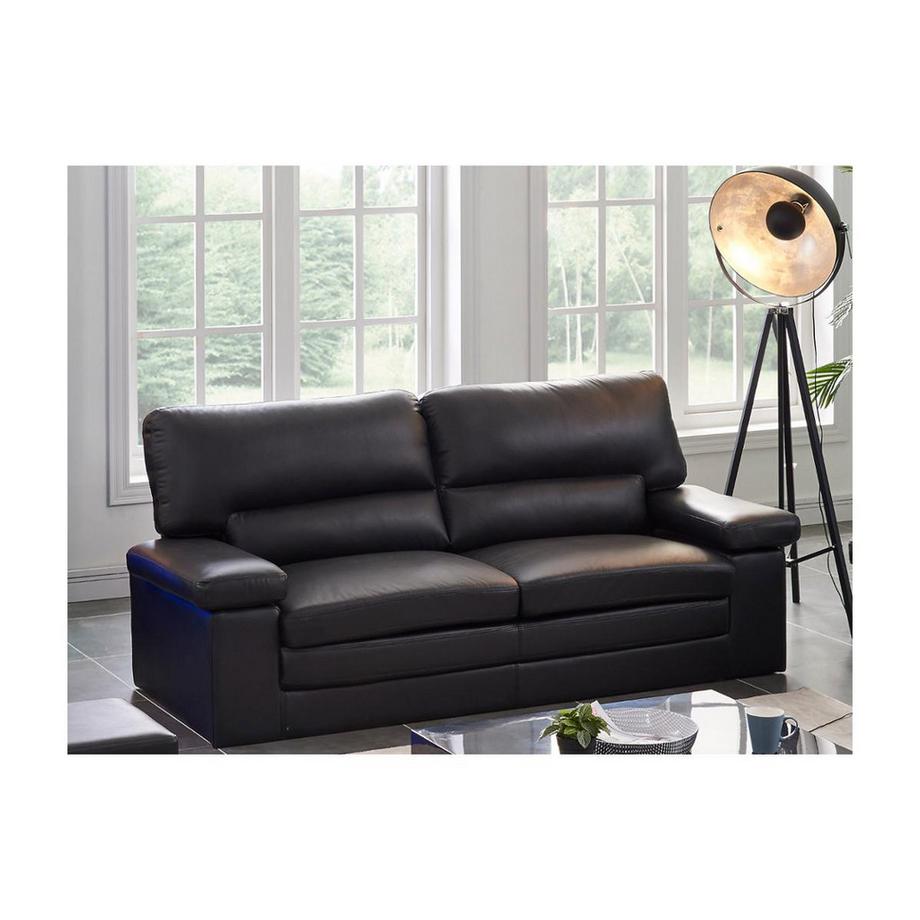 Vente-unique Canapé 3 places en cuir de buffle MIMAS  