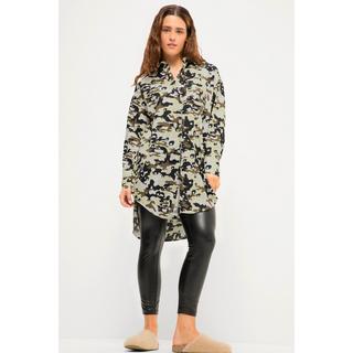 Studio Untold  Camicia dal taglio oversize con camouflage, collo da camicia e maniche lunghe 