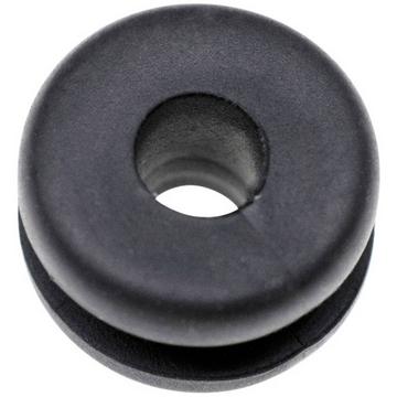 Kabeldurchführung Klemm-Ø (max.) 4 mm Plattenstärke (max.) 1 mm PVC Schwarz 1000 St.