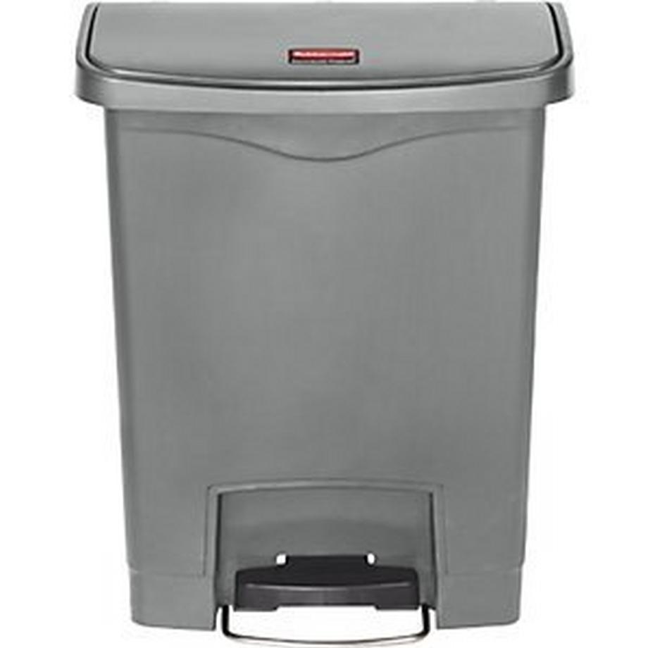Rubbermaid Collecteur de tri à pédale SLIM JIM®, capacité 30 l, l x h x p 271 x 536 x 425 mm, gris.  