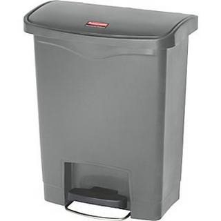 Rubbermaid Collecteur de tri à pédale SLIM JIM®, capacité 30 l, l x h x p 271 x 536 x 425 mm, gris.  