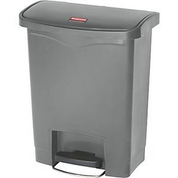 Collecteur de tri à pédale SLIM JIM®, capacité 30 l, l x h x p 271 x 536 x 425 mm, gris.