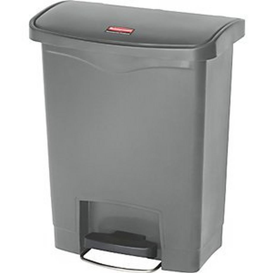Contenitore a pedale SLIM JIM®, capacità 30 l, largh. x alt. x prof. 271 x 536 x 425 mm, grigio.