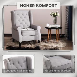 HOMCOM Fauteuil simple  