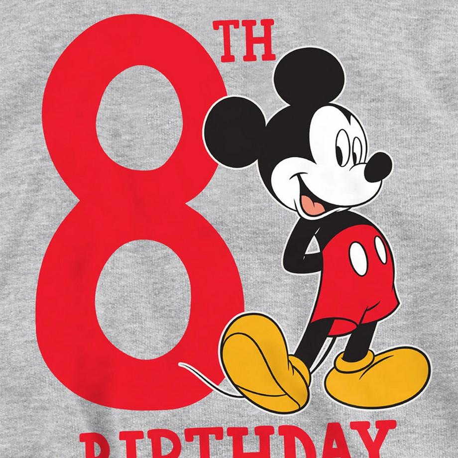 Disney  Felpa Con Cappuccio 8° Compleanno Topolino Erica 