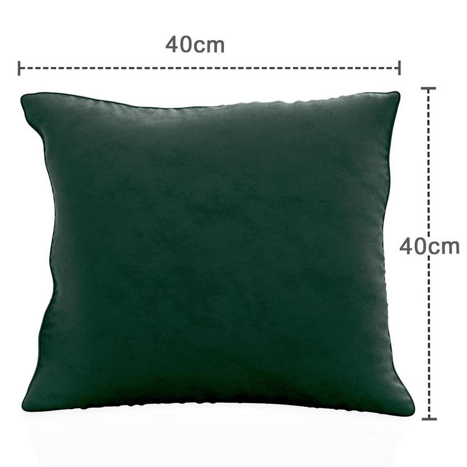 Intirilife 2x Housse de Coussin en Velours  
