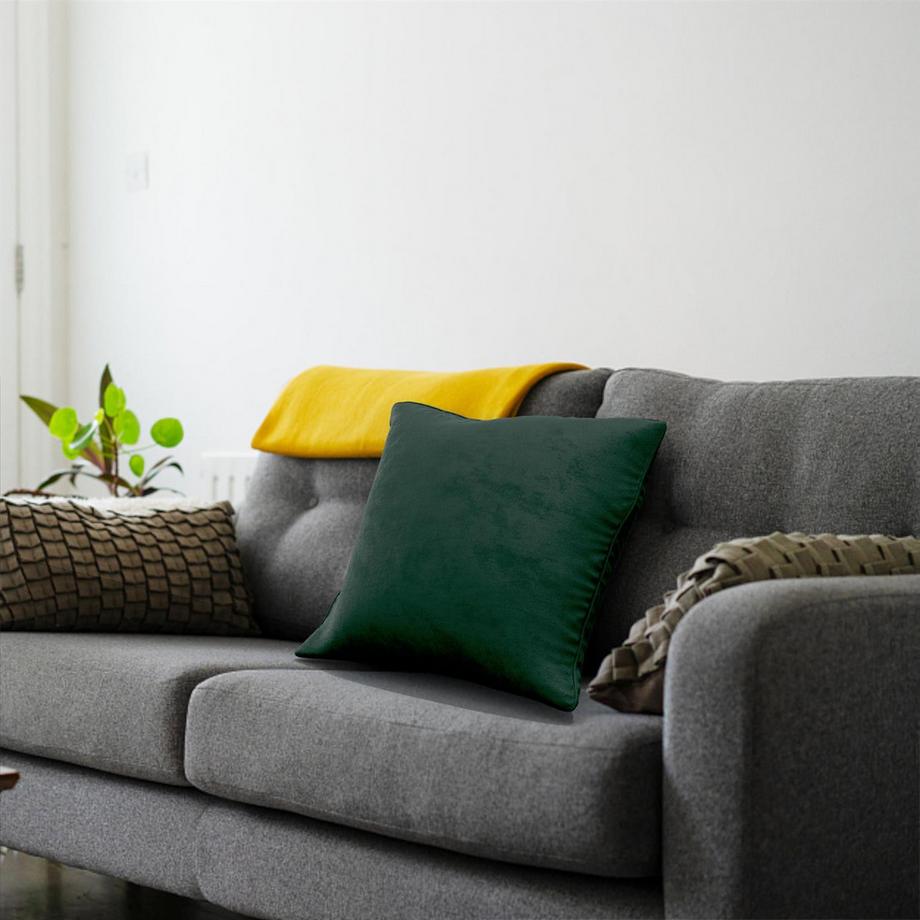 Intirilife 2x Housse de Coussin en Velours  