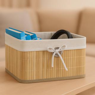 Northix Bambus-Aufbewahrungskorb-Set  