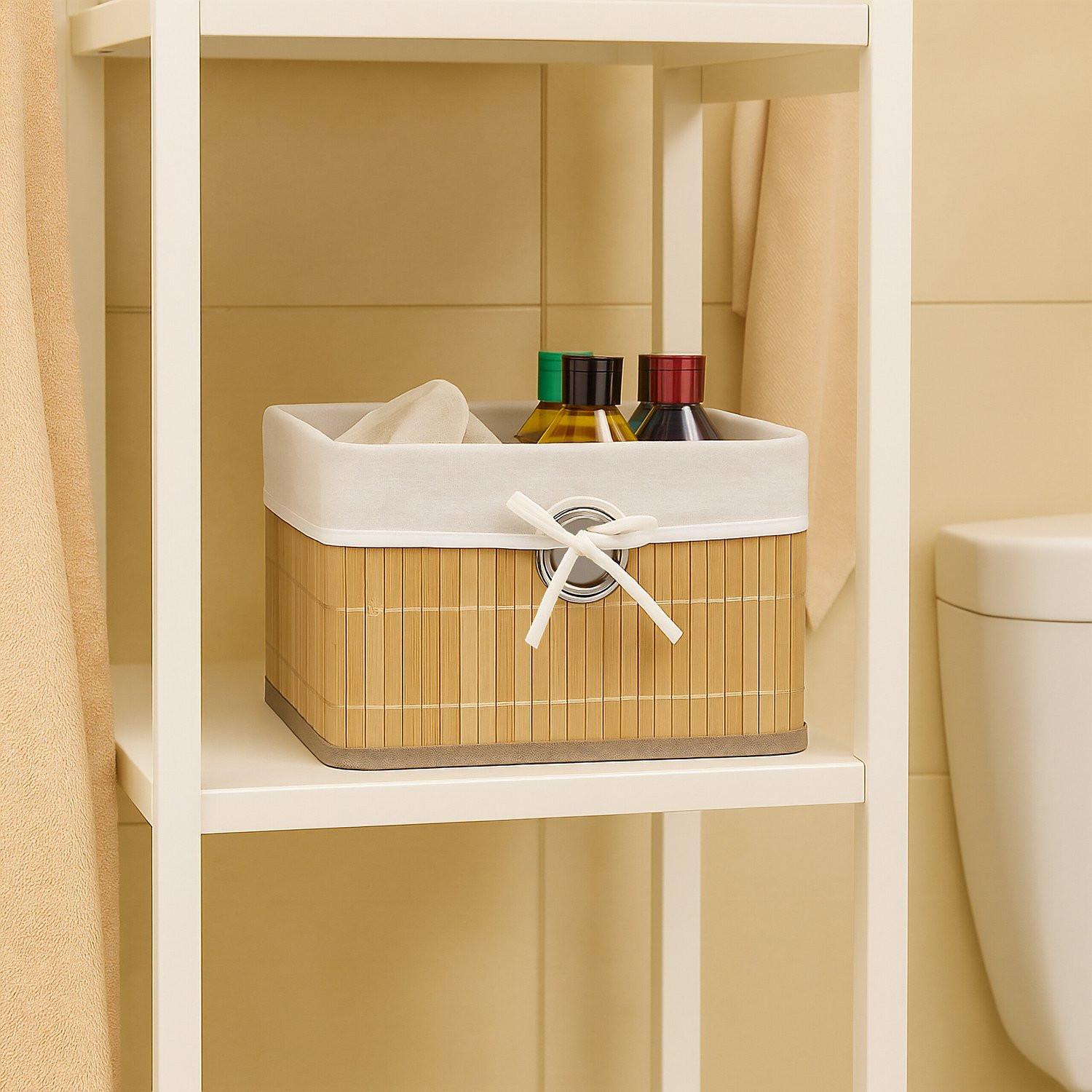 Northix Bambus-Aufbewahrungskorb-Set  