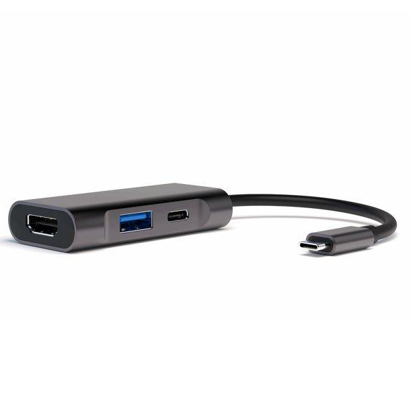 4smarts  Compact Hub für Geräte mit USB-C HDMI 4K, USB-A 3.0 