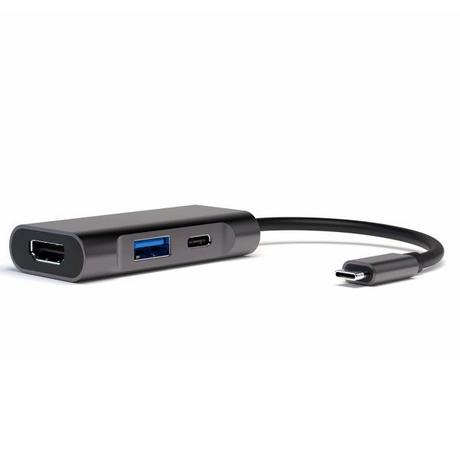 4smarts  Compact Hub für Geräte mit USB-C HDMI 4K, USB-A 3.0 