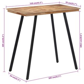 VidaXL Bartisch teak  