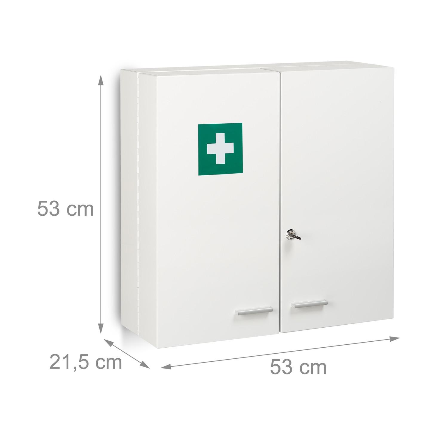 B2X Armadietto per medicinali chiudibile a chiave  