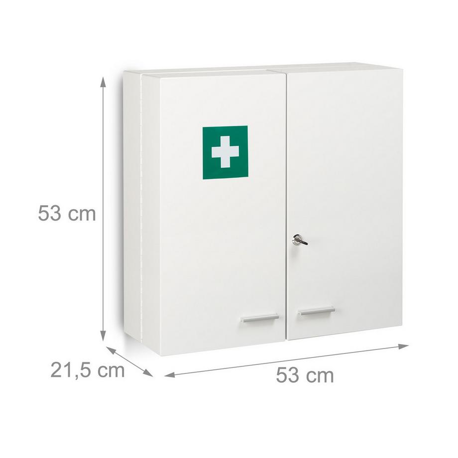 B2X Armadietto per medicinali chiudibile a chiave  