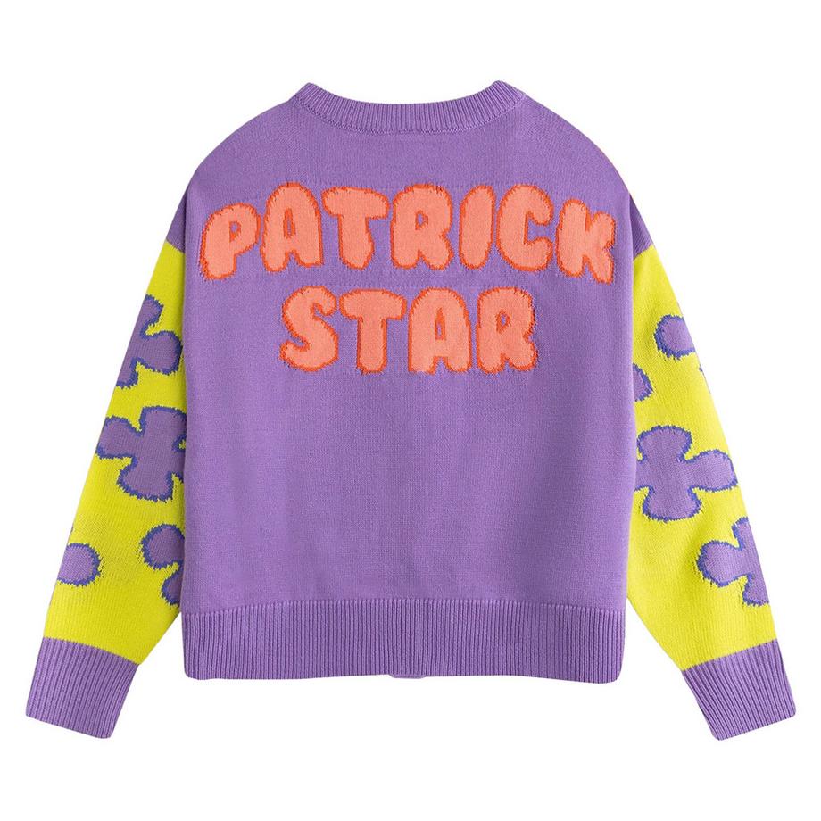 Nickelodeon Cardigan a maglia con grafica Patrick Star  