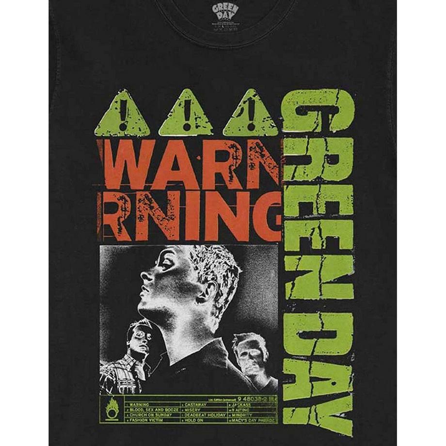 Green Day Green Day Warning Album Cover T-Shirt  