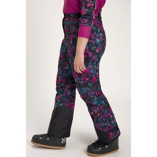 Ulla Popken  Pantalon de ski, fleurs, imperméable, velcro, jupe de protection contre la neige 