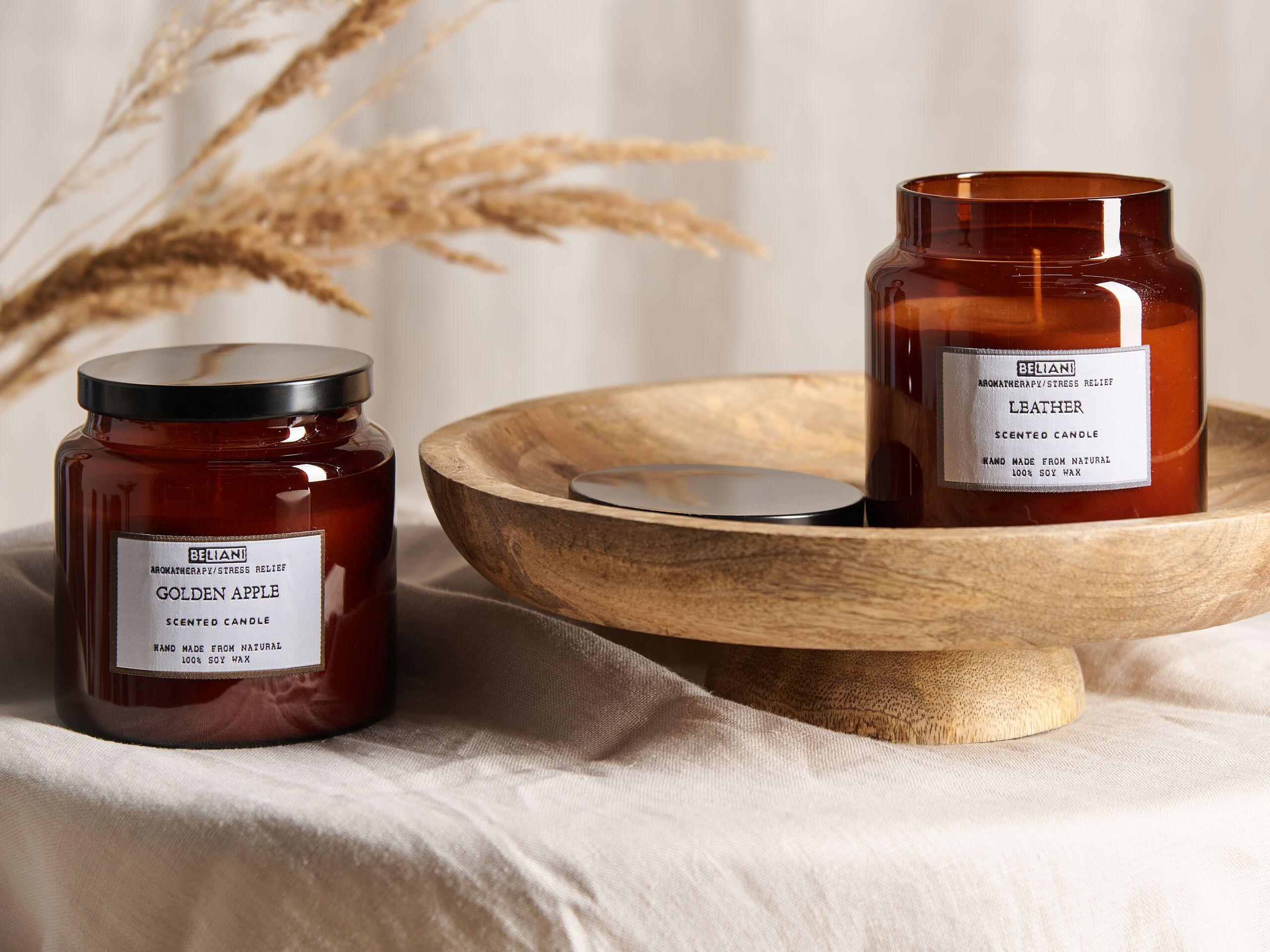 Beliani Lot de 2 bougies parfumées en Cire de soja ABSOLUTE ALCHEMY  