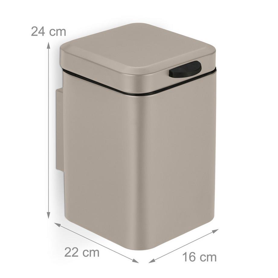 Northix Poubelle de salle de bain murale  