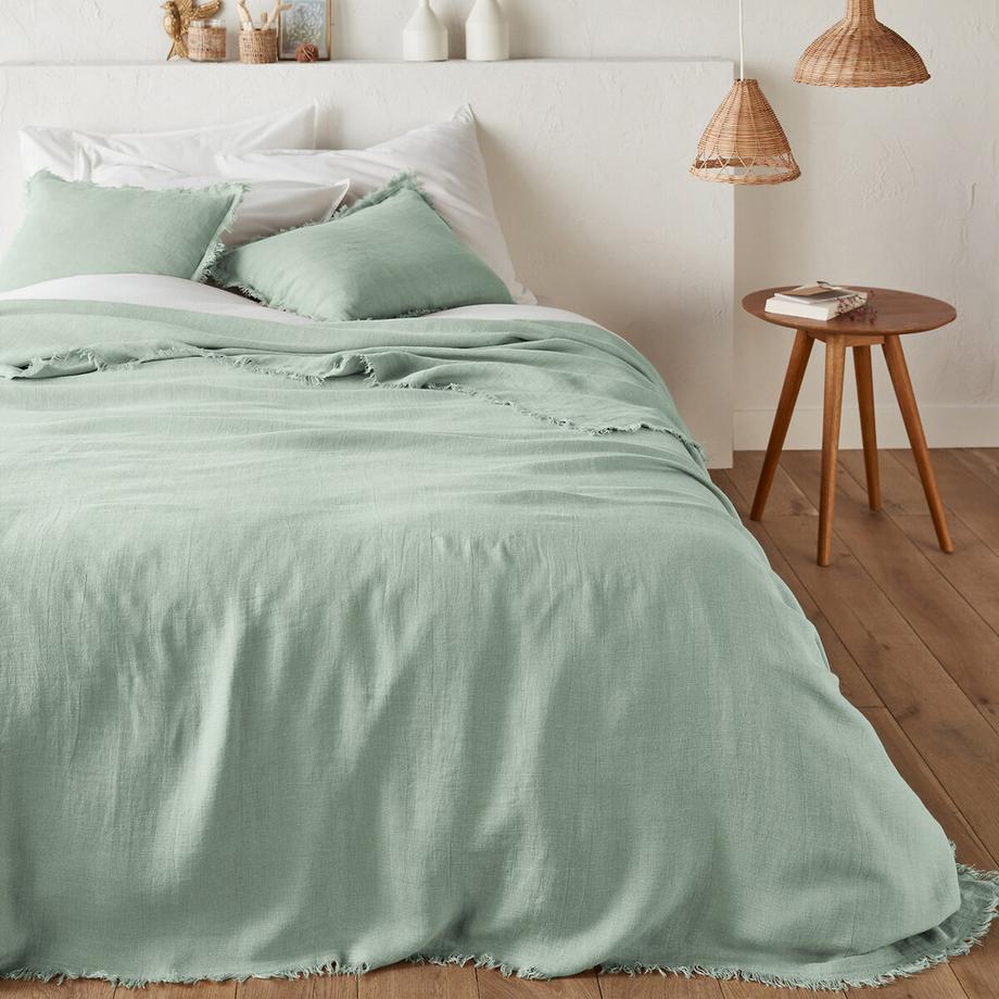 La Redoute Intérieurs Housse de coussin Linange en lin lavé  