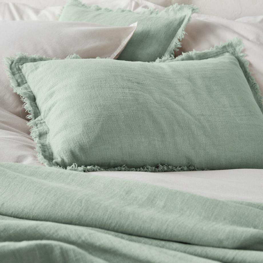 La Redoute Intérieurs Housse de coussin Linange en lin lavé  